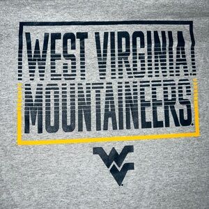 Vintage West Virginia Mountaineers Gray T-Shirt Men’s Sz L NWOT